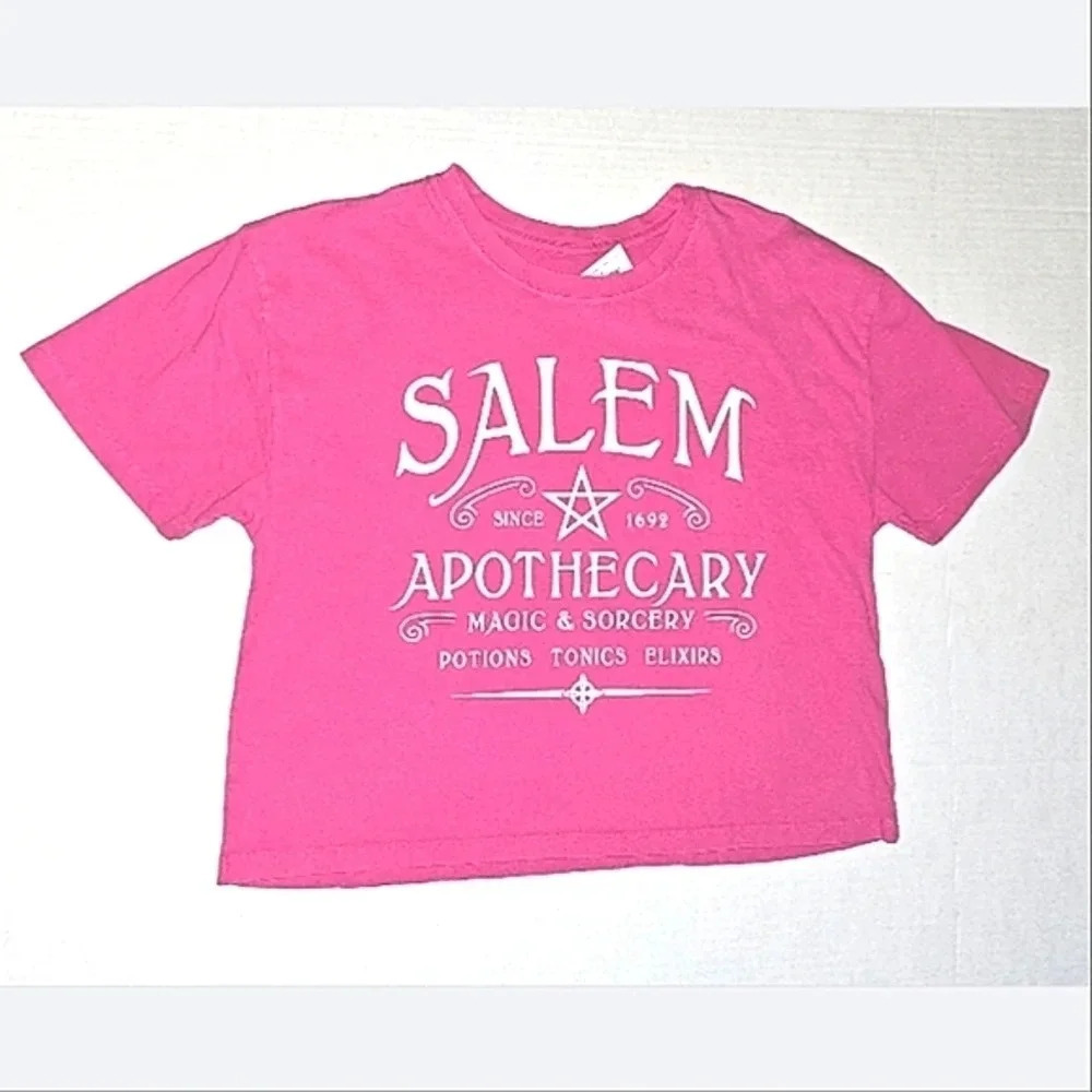 Salem Cropped Pink T-shirt
